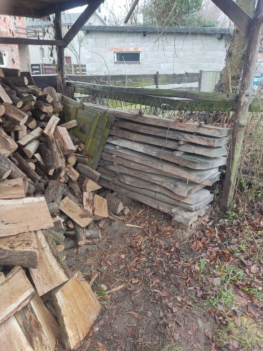 Bale dębowe, jesionowe gr.4 i 6 cm dl.okolo  2m nowane