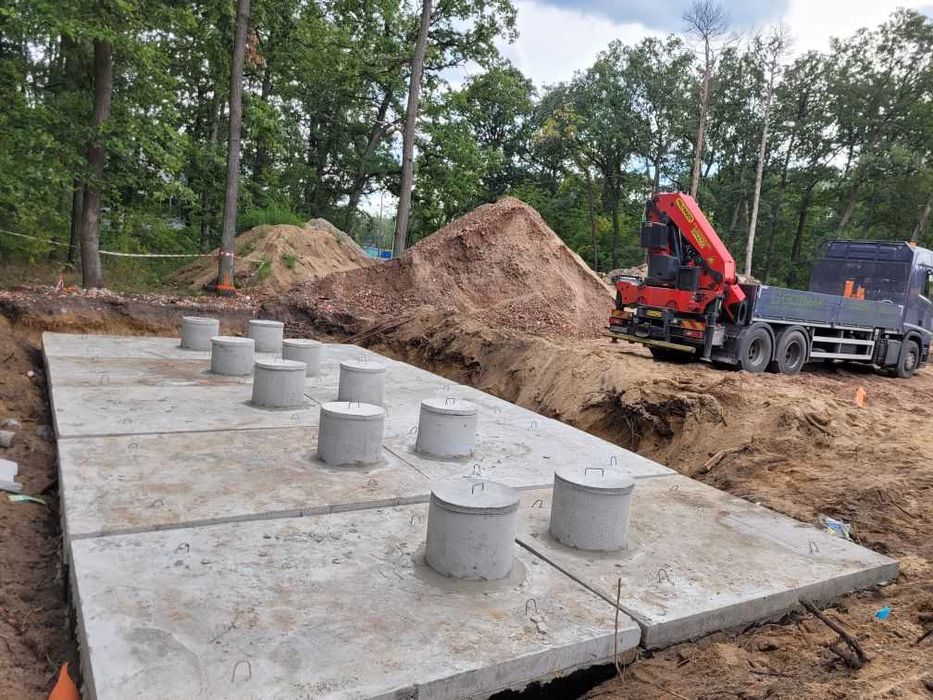 Szambo betonowe 12m3 KOMPLEKS. transport wykop montaż mazowieckie HDS