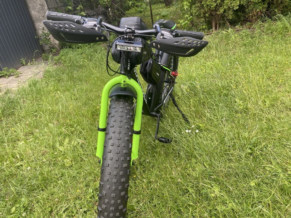 Fatbike MalTrack Maltrack FatBike rama 17 cali, koło 26", zielony