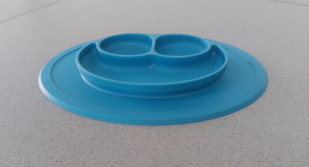 Prato de silicone para refeiçao