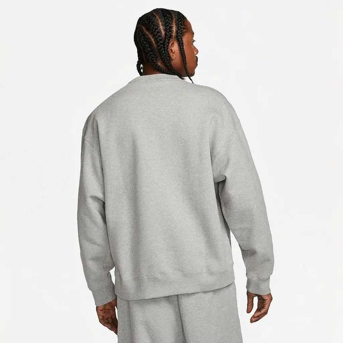 Світшот NIKE X STUSSY Wash Crew Sweat Grey \ Black