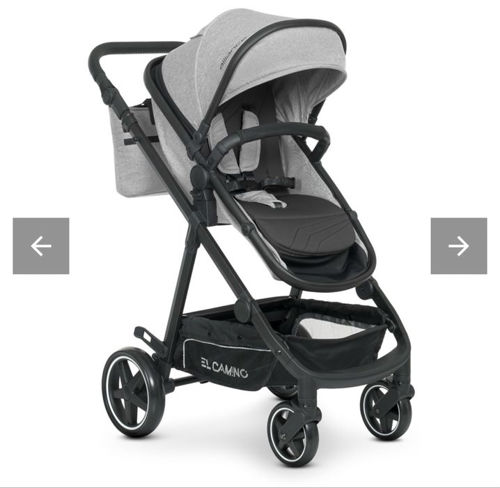 Коляска 2в1 El Camino ME 1069 Alliance Denim Medium Gray
