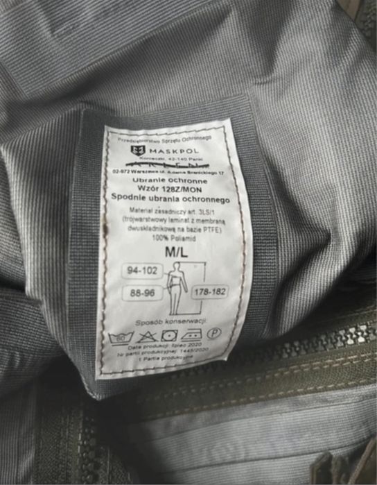 Ubranie ochronne M/L