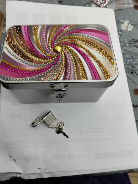 Cofre pintura diamante