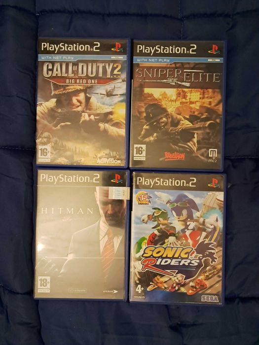 Playstion 2 mini c/ comandos + Jogos PS1 e PS2