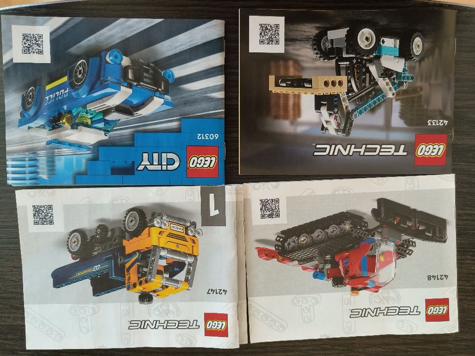 LEGO 42127, 42117, 42147, 42148, 42133, 60312