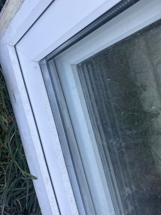 2x okno plastikowe 86x113 rozwierno uchylne biale pcv (wysylka, demont