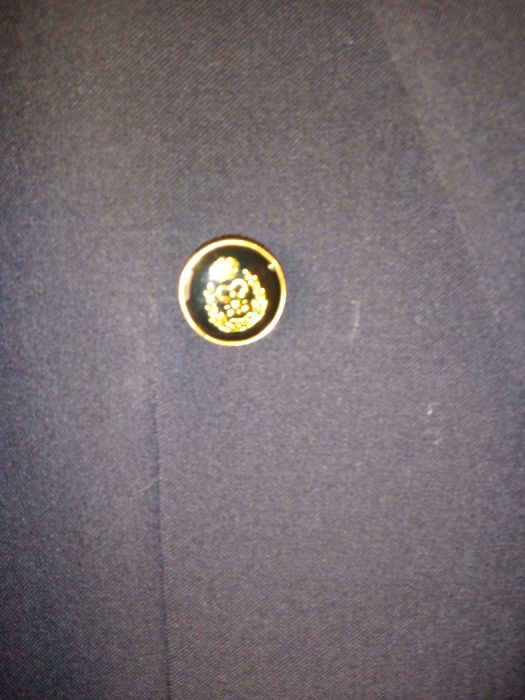 Fato para homem blaizer azul e calça cinza