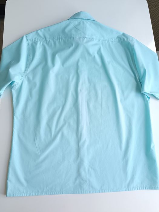 Красивая оригинальная рубашка Yves Saint Laurent с коротким рукавом р-р Xl
