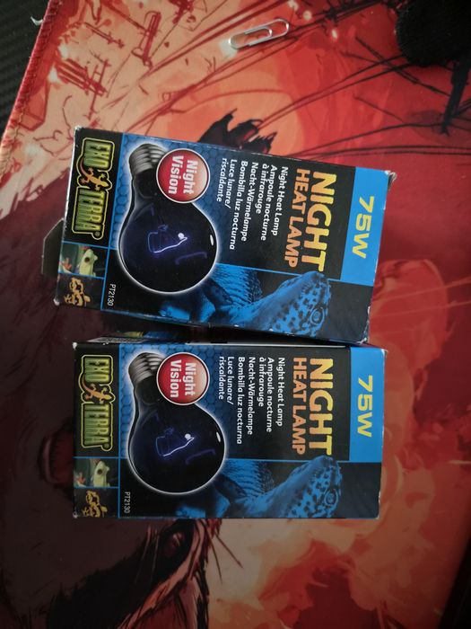 Zestaw 2x Żarówka grzewcza Exo Terra Night Heat Lamp 75W PT2130