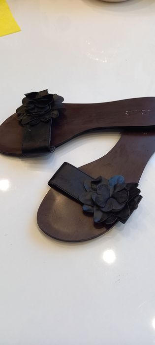 Czarne klapki rozmiar 40