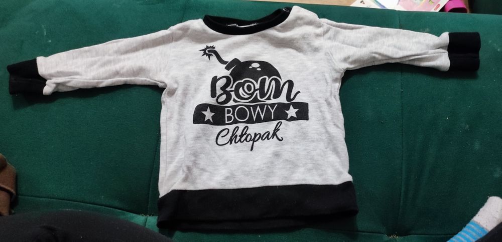 Bluza niemowlęca bombowy chłopak