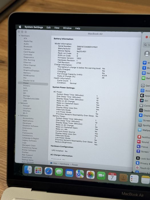 13” MacBook Air 2020 — Space Gray — i3/8GB/128GB — Нова Батарея — 100%