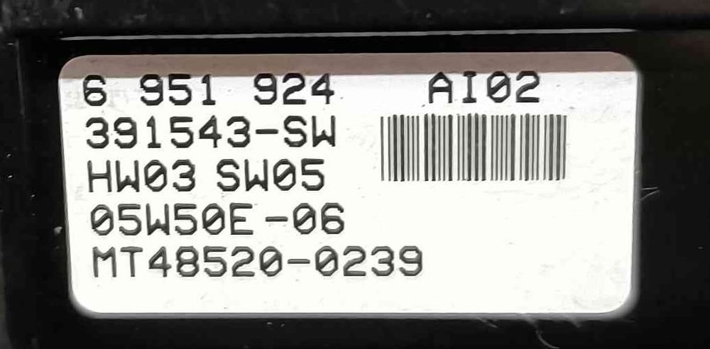 Comando / Botão / Interruptor Vidros Frente Esquerdo 6951924 - BMW 5