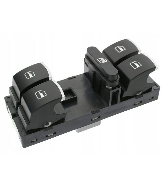 Блок кнопок склопідйомника VW Passat B6 B7 CC Golf 5 6 Jetta (Хром)