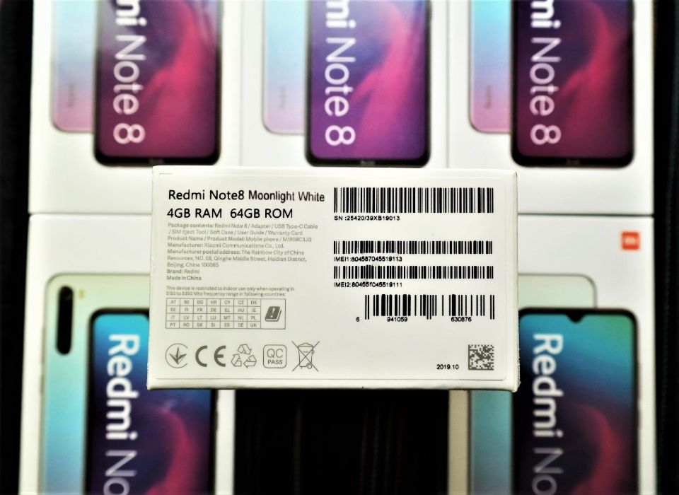 Xiaomi Redmi Note 8 64Gb + 4Gb Branco - 9 S 10 T Poco X3 M3 Mi 11 pro
