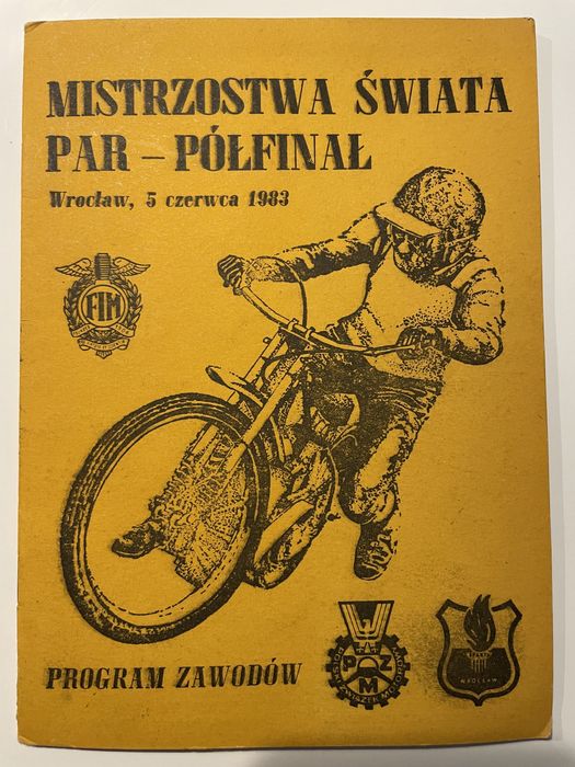 Historyczny program z półfinałów Mistrzostw świata Par w żużlu