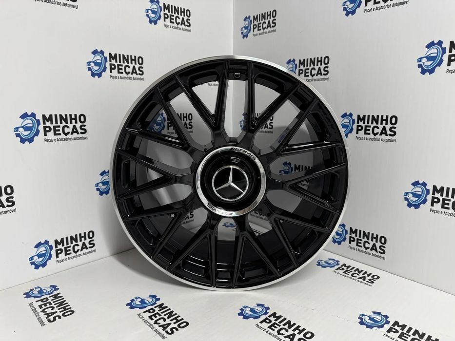 Jantes Mercedes (C63S) AMG em 18 Gloss Black Machined Lip