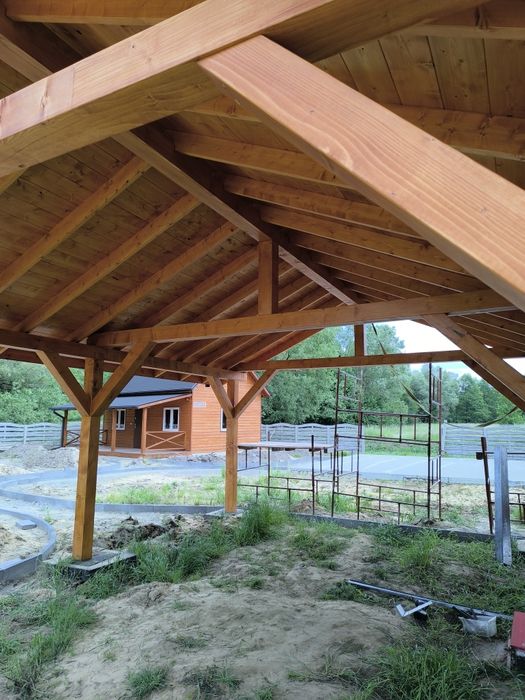 Altana.Wiata garażowa.