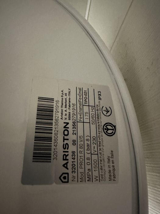 Бойлер Ariston PRO 1 R80 V/5