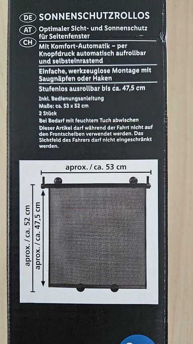 Cortina de sol para Carros Auto (2 peças)