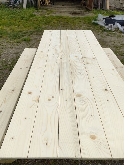 Стіл садовий лавка