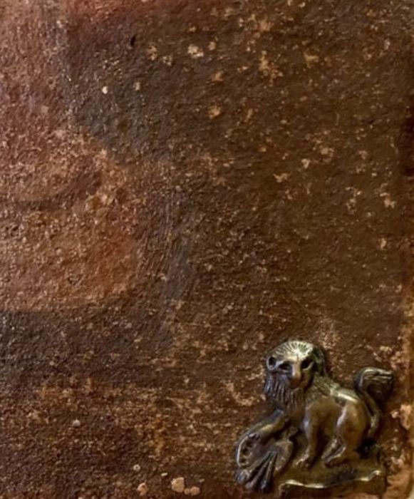 Quadro com fresco veneziano transposto para tela