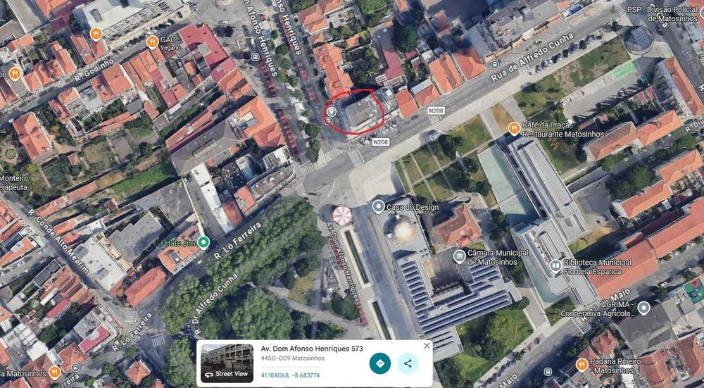 Lugar garagem centro Matosinhos 18m2