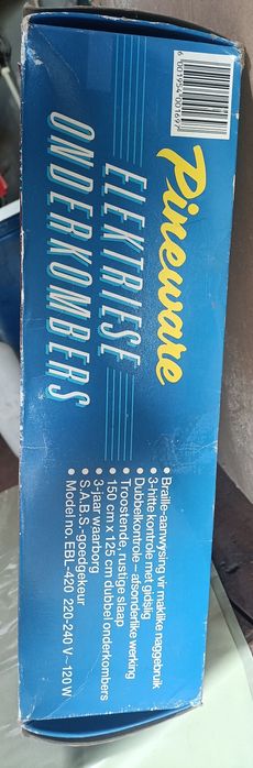 Manta elétrica aquecedora de colchão