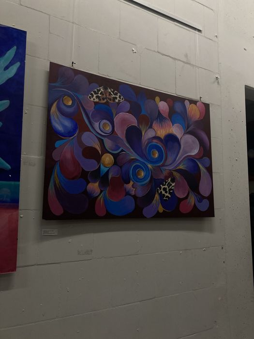 Obraz abstrakcja rękodzieło malarstwo