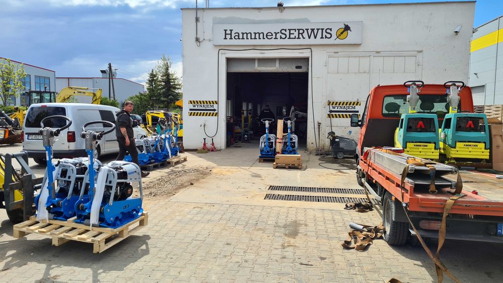 Wynajem Zagęszczarki Zagęszczarka Stopa Skoczek Wypożyczalnia