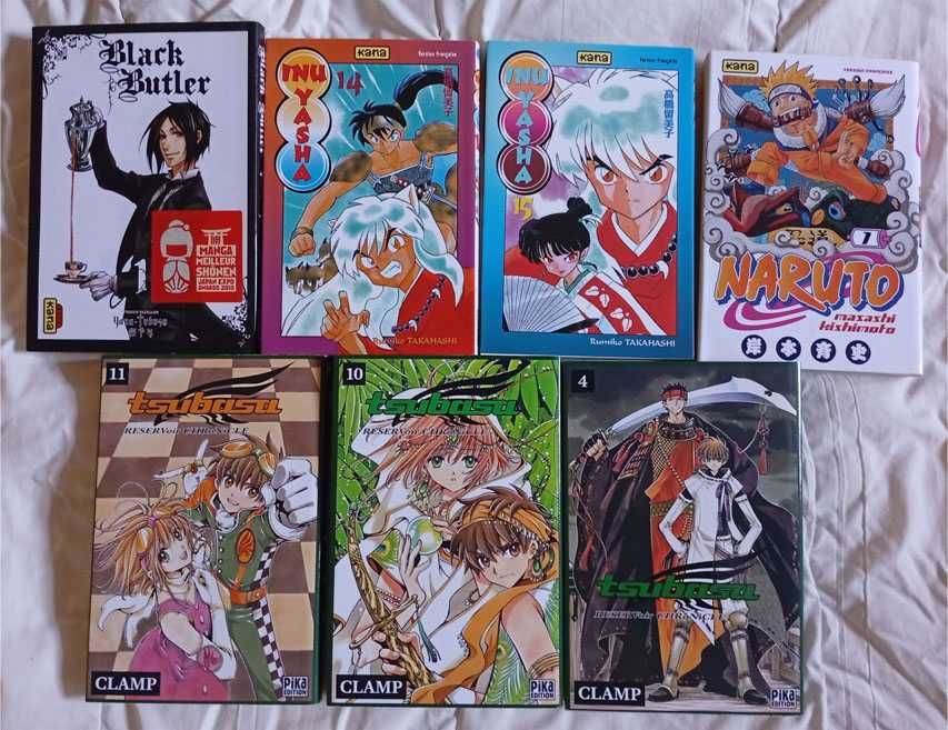 French Manga - Cardcaptor Sakura, Inuyasha, and Others