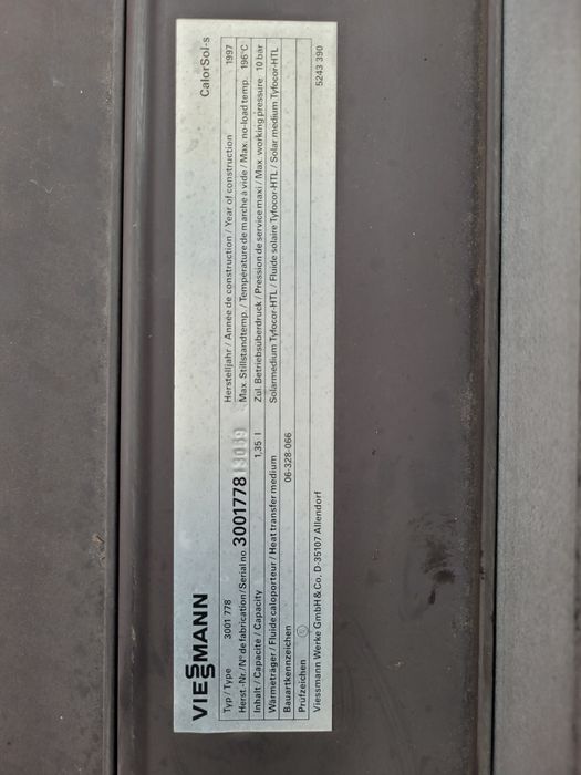 Solar panel kolektor VIESSMANN vitosol