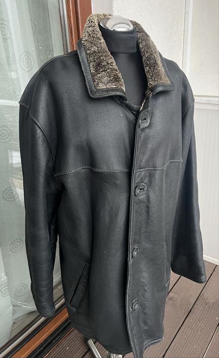 Kożuch męski, bardzo ciepły, stan idealny