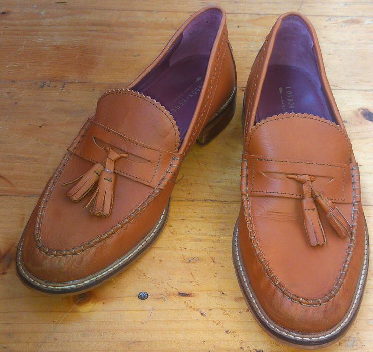 Броги, туфли мужские London Brogues. Кожа. Размер 9 (27,3 см)