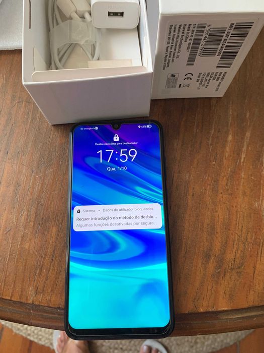Huawei P Smart 2019 + caixa + pelicula + capa