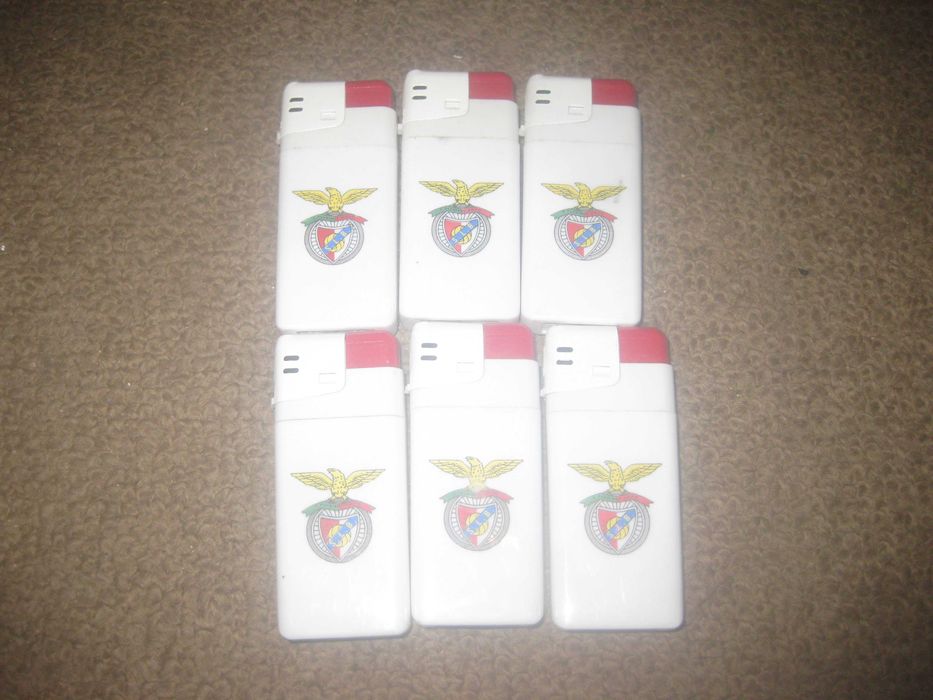 6 Isqueiros do Benfica/Artigo Oficial/Novos!