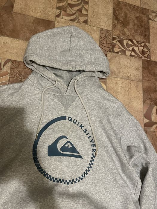 Худі сіре quiksilver, М , кофта, зіп,