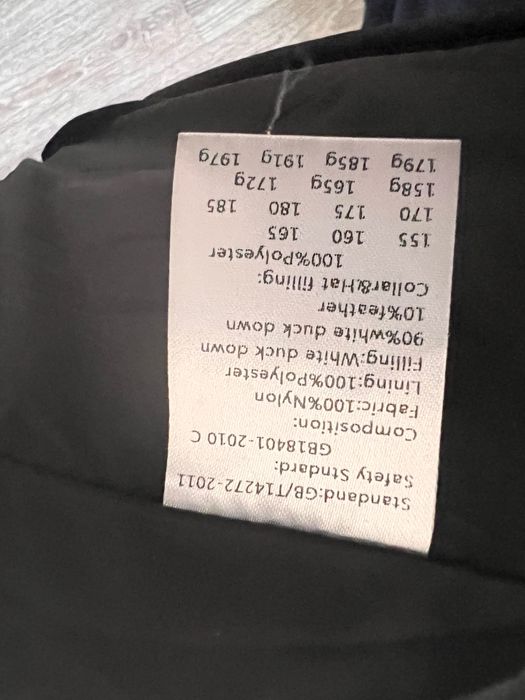 Пуховик жіночий чорний