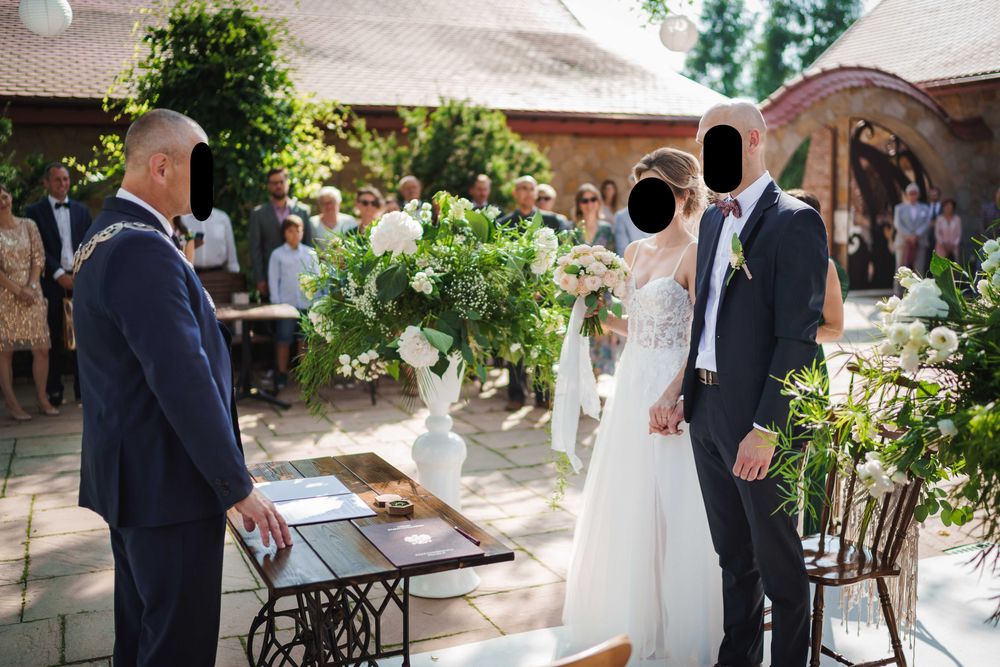 Suknia ślubna Tom Sebastien Eleonor roz. 38   (Lublin)