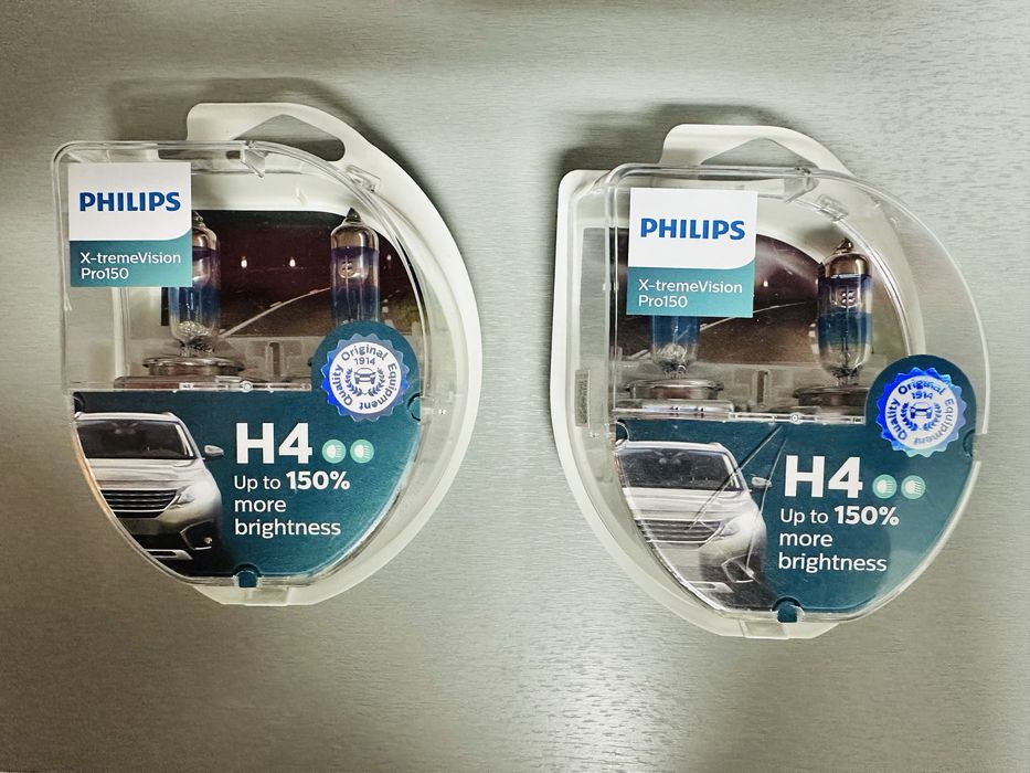 Lâmpadas 4 Auto Pack de 2 Philips X-tremeVision Pro150  H4