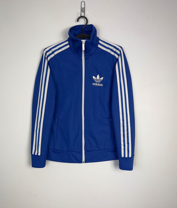 Bluza Adidas Stripes Zipped Vintage Y2K Blue Białystok Leśna
