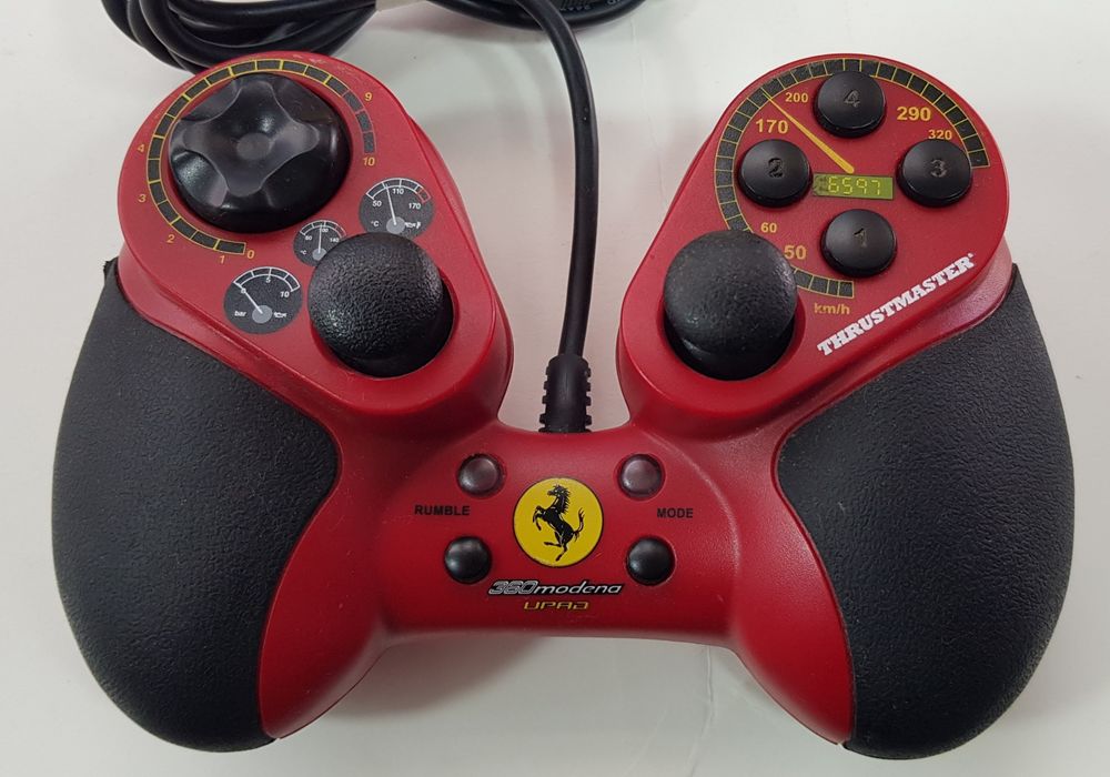 Джойстик Thrustmaster 360 Modena Upad Force PC Ferrari Racing