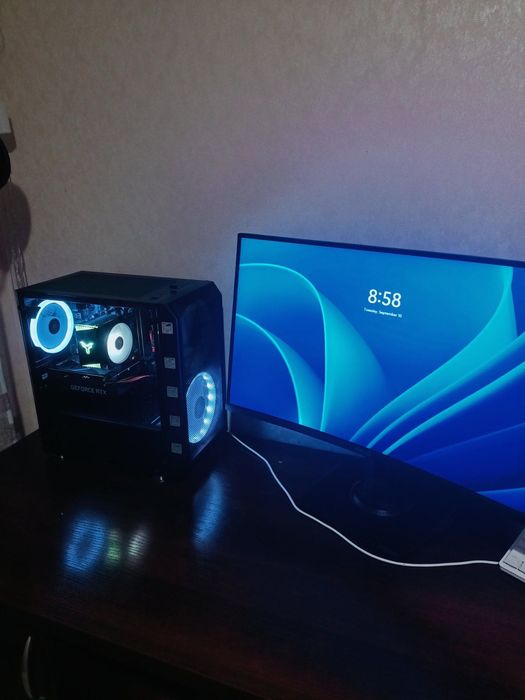 Игровой комп’ютер + монитор (клавіатура у подарунок)