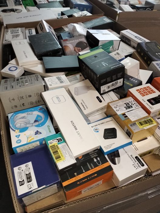 Palety Amazon palety z elektroniką elektronika   zwroty konsumenckie