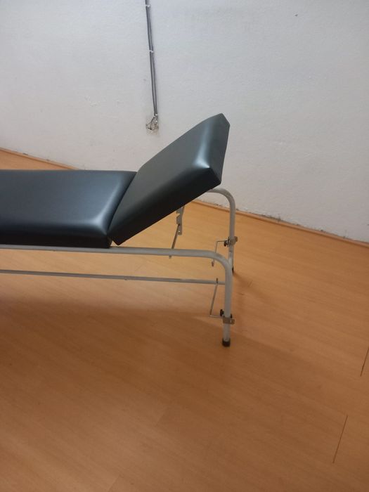 Marquesa de estética em pele parte superior elevatória manual com banc