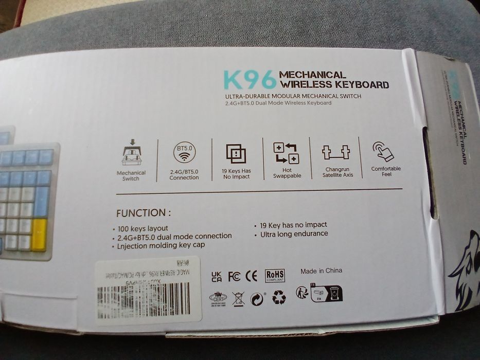 Teclado Wireless Mecânico