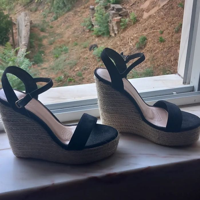 Sandalias de cunha