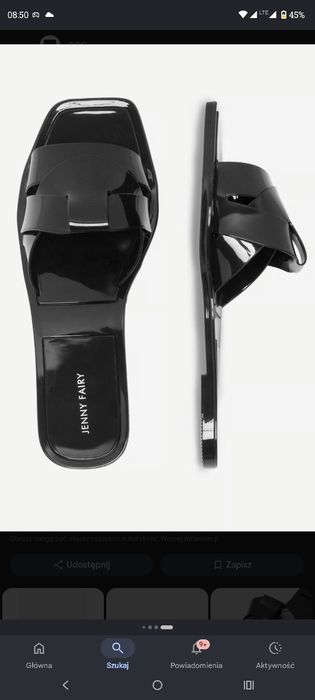Nowe klapki damskie