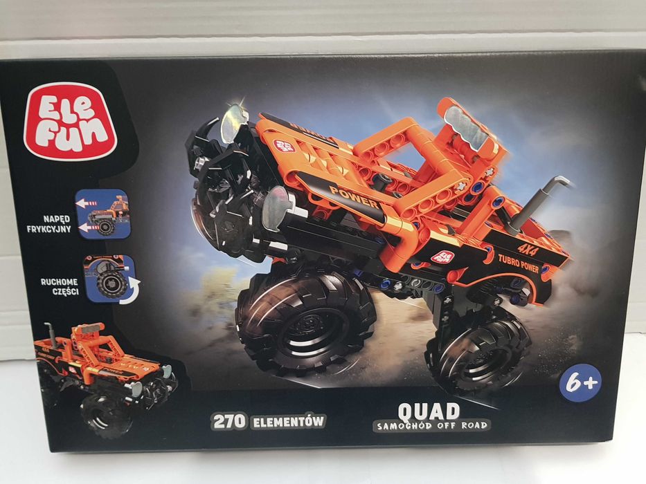 Auto terenowe klocki EleFun OFF ROAD technic 270el. samochod